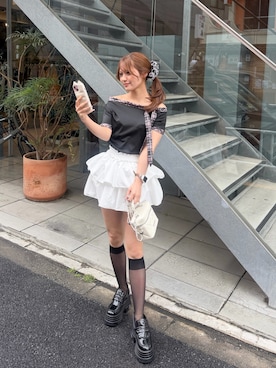 「SHEPP（シープ）のアイテム」を使った、miyuさん（レディース・150cm）の春コーディネート