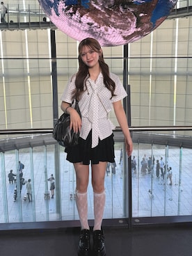 「SHEPP（シープ）のアイテム」を使った、miyuさん（レディース・150cm）の春コーディネート