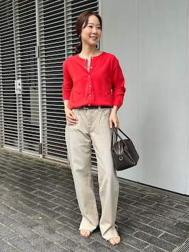 「Levi's（リーバイス）の《追加》Levi’s/リーバイス SLOBE別注 501'90s デニムパンツ（デニムパンツ、ベージュ系）」を使った、nabeさん（レディース・150cm）の春コーディネート