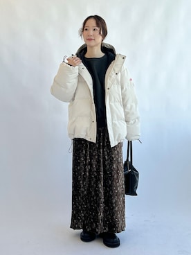 「SLOBE IENA（スローブイエナ）のアイテム（スカート）」を使った、nabeさん（レディース・150cm）の秋コーディネート