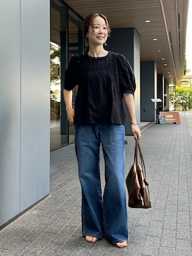 「Lee（リー）のアイテム（パンツ）」を使った、nabeさん（レディース・150cm）の夏コーディネート