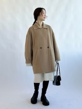 「SLOBE IENA（スローブイエナ）のアイテム（ショルダーバッグ）」を使った、nabeさん（レディース・150cm）の秋コーディネート
