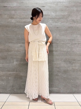 「LE TALON（ルタロン）のアイテム」を使った、Masumiさん（レディース・158cm）の春コーディネート