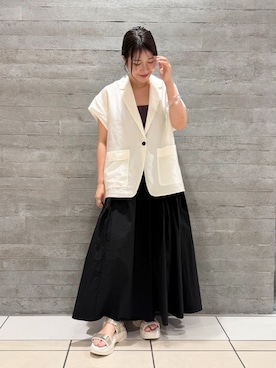 「LE TALON（ルタロン）のアイテム」を使った、Masumiさん（レディース・158cm）の夏コーディネート