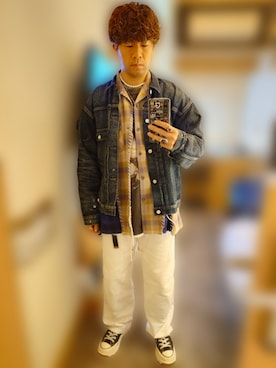 「DISCOVERED（ディスカバード）のアイテム」を使った、Kyoheiさん（メンズ・170cm）の春コーディネート