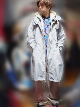 「アイテム（パーカー）」を使った、Kyoheiさん（メンズ・170cm）の秋コーディネート
