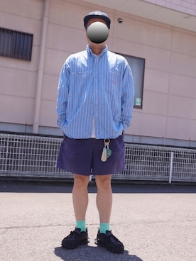 「MIZUNO（ミズノ　）のアイテム」を使った、ハシタケさん（メンズ・171cm）の夏コーディネート