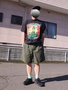 「NEW BALANCE（ニューバランス）の【NEW BALANCE】M990（スニーカー、ブラック系）」を使った、ハシタケさん（メンズ・171cm）の夏コーディネート