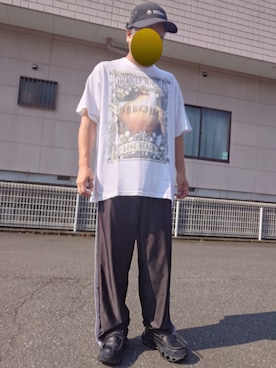 「MIZUNO（ミズノ　）のアイテム（スニーカー）」を使った、ハシタケさん（メンズ・171cm・40代）の夏コーディネート