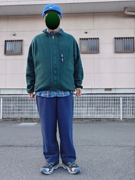 「Graphpaper（グラフペーパー）のアイテム」を使った、ハシタケさん（メンズ・171cm）の冬コーディネート