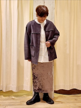 やまさん（レディース・167cm）の冬コーディネート