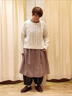 やまさん（レディース・167cm）の冬コーディネート