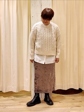 やまさん（レディース・167cm）の冬コーディネート