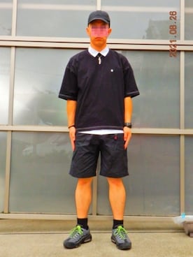 「CONVERSE TOKYO（コンバーストウキョウ）のアイテム（キャップ）」を使った、threestarさん（メンズ・175cm）の夏コーディネート