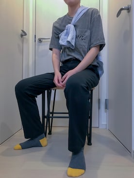 「ポールスミス」｜「アイテム（その他）」を使った、ヨタゴニアさん（メンズ・159cm）の秋コーディネート