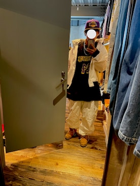 「TOMMY（トミー）のアイテム」を使った、だちょうかもさん（メンズ・175cm）の秋コーディネート