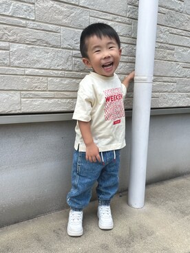 KAI☺︎KAIさん（キッズ・80cm）の秋コーディネート