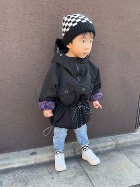 KAI☺︎KAIさん（キッズ・90cm）の冬コーディネート