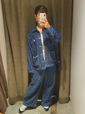 「アイテム（リング）」を使った、pu♡さん（レディース・164cm）の秋コーディネート