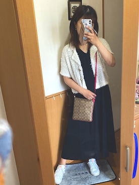 「COACH」｜「アイテム（ワンピース/ドレス）」を使った、pu♡さん（レディース・164cm）の夏コーディネート