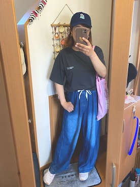 「アイテム（ピアス（両耳用））」を使った、pu♡さん（レディース・164cm）の夏コーディネート
