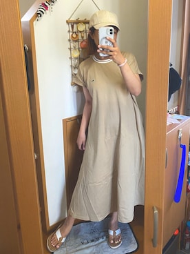 「LACOSTE（ラコステ）のアイテム」を使った、pu♡さん（レディース・164cm）の秋コーディネート