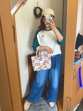 「ROXY(ロキシー)のアイテム」を使った、pu♡さん(レディース・164cm)の春コーディネート
