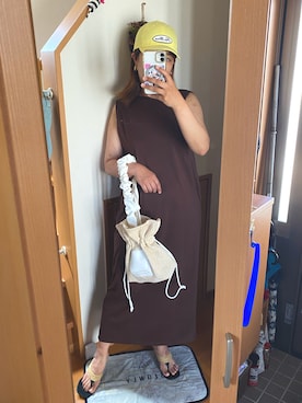 「TORY BURCH（トリーバーチ）のアイテム」を使った、pu♡さん（レディース・164cm）の夏コーディネート