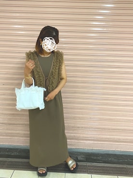 「LEPSIM（レプシィム）のアイテム」を使った、pu♡さん（レディース・164cm）の夏コーディネート