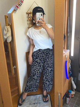 「アイテム（ピアス（両耳用））」を使った、pu♡さん（レディース・164cm）の夏コーディネート