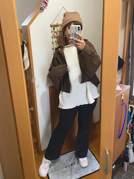 「MOUSSY（マウジー）のアイテム」を使った、pu♡さん（レディース・164cm）の秋コーディネート