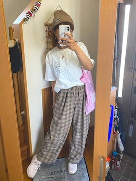 「Ungrid（アングリッド）のアイテム」を使った、pu♡さん（レディース・164cm）の秋コーディネート