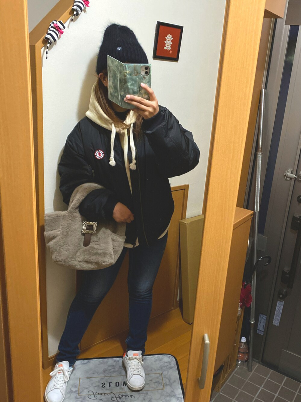 MA-1 ベージュ　searoomlynn MA-1を使った「searoomlynn」の人気ファッションコーディネート