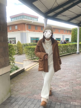 「wc JAPAN（ダブルシージャパン）のアイテム」を使った、pu♡さん（レディース・164cm）の冬コーディネート