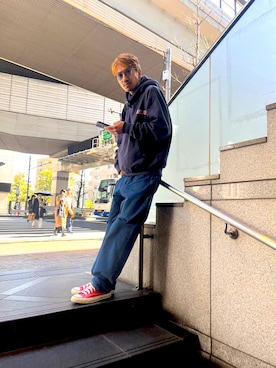 「GAP（ギャップ）のアイテム」を使った、takayuki.kさん（メンズ・172cm）の春コーディネート