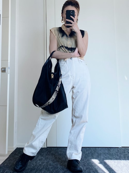 YANUK ヤヌーク COLLEEN コリーン　ワイドテーパード　23 1654327427_500.jpg