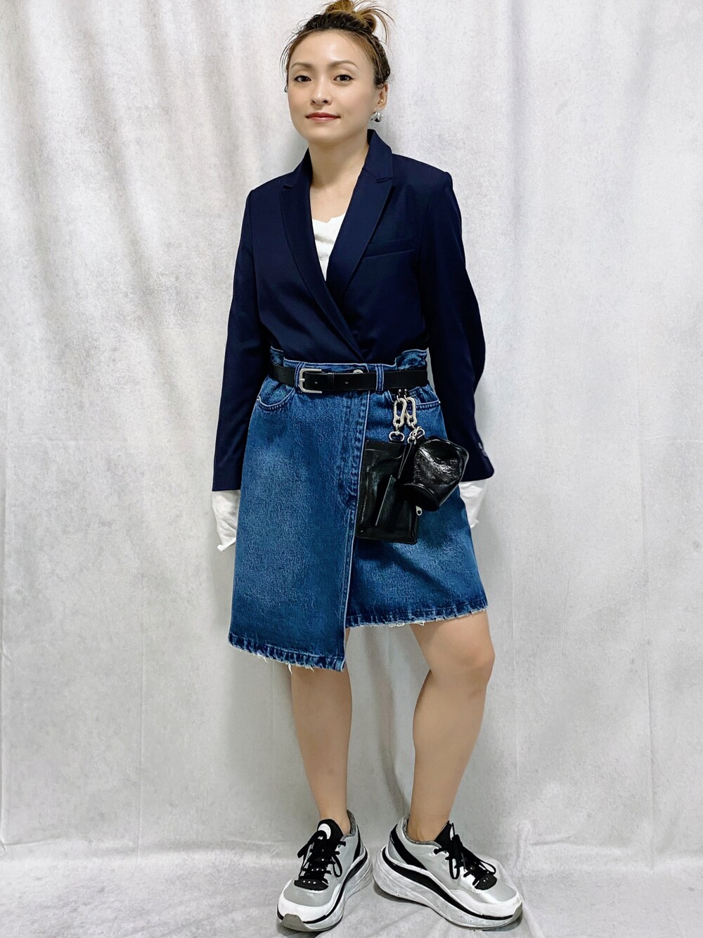 Ameri（アメリ）の「DENIM DOCKING JACKET（テーラードジャケット