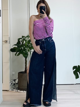 __loveyui__さん（レディース・152cm）の夏コーディネート