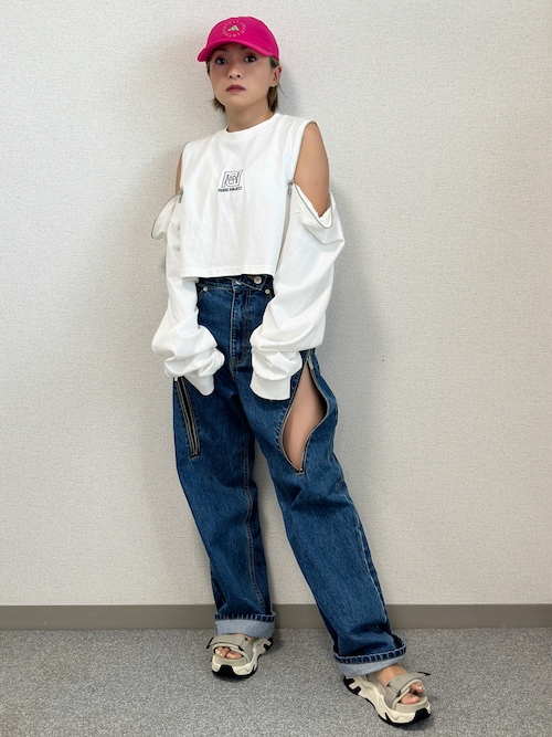 ロングファスナーデニム/Long Zipper Jeans PRANK PROJECT（プランクプロジェクト）の「ロングファスナー