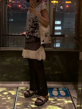 「ScoLar（スカラー）のアイテム」を使った、imazさん（レディース・157cm）の夏コーディネート