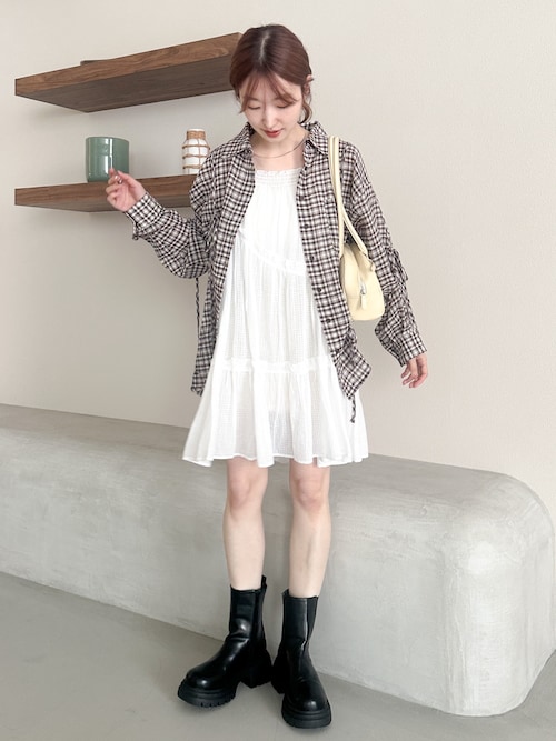 Kastane チュニック インド綿ティアードチュニック : ZOZOTOWN