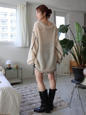 「Kastane（カスタネ）のアイテム（その他パンツ）」を使った、ひらさわいずみさん（レディース・158cm）の秋コーディネート