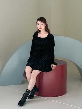 「アイテム（ワンピース/ドレス）」を使った、ひらさわいずみさん（レディース・158cm）の秋コーディネート