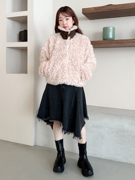 「アイテム（その他アウター）」を使った、ひらさわいずみさん（レディース・158cm）の秋コーディネート