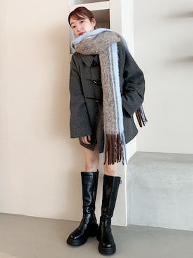 「アイテム（その他アウター）」を使った、ひらさわいずみさん（レディース・158cm）の秋コーディネート