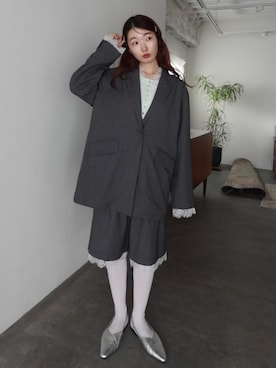 「Kastane（カスタネ）のアイテム」を使った、ひらさわいずみさん（レディース・158cm）の冬コーディネート