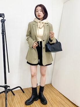 ひらさわいずみさん(レディース・158cm)の秋コーディネート