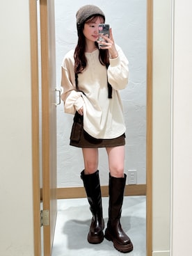 ひらさわいずみさん（レディース・158cm）の秋コーディネート