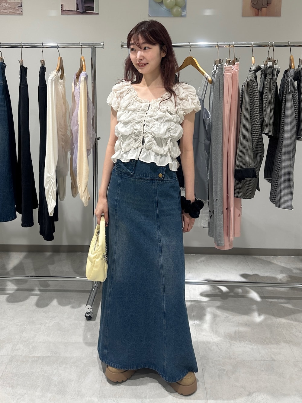 kastane クシュクシュブラウス サックスブルー 新品未使用 即日発送可