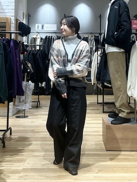 和泉さん（レディース・157cm）の冬コーディネート